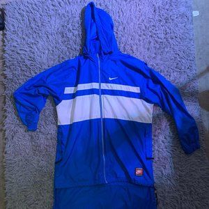 Blue & White Nike Windbreaker